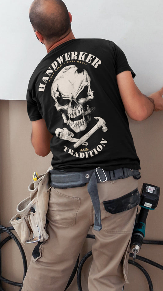 Handwerker Shirt - Für Kreative Köpfe und Praktische Hände - Handwerker Sprüche inklusive!
