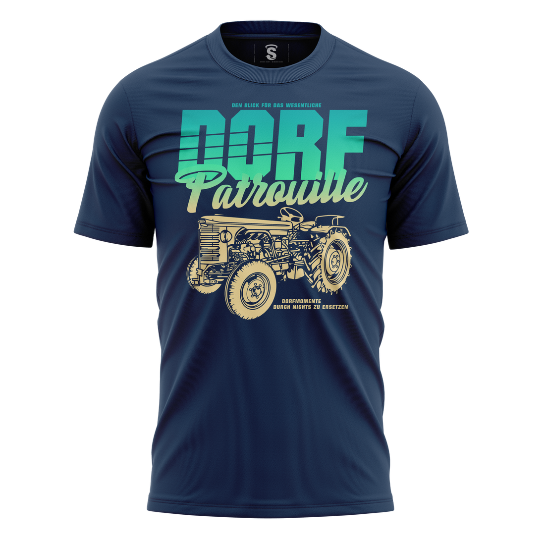 Das Dunkelblaue Traktor Shirt für Kinder - Stilvoll und verspielt