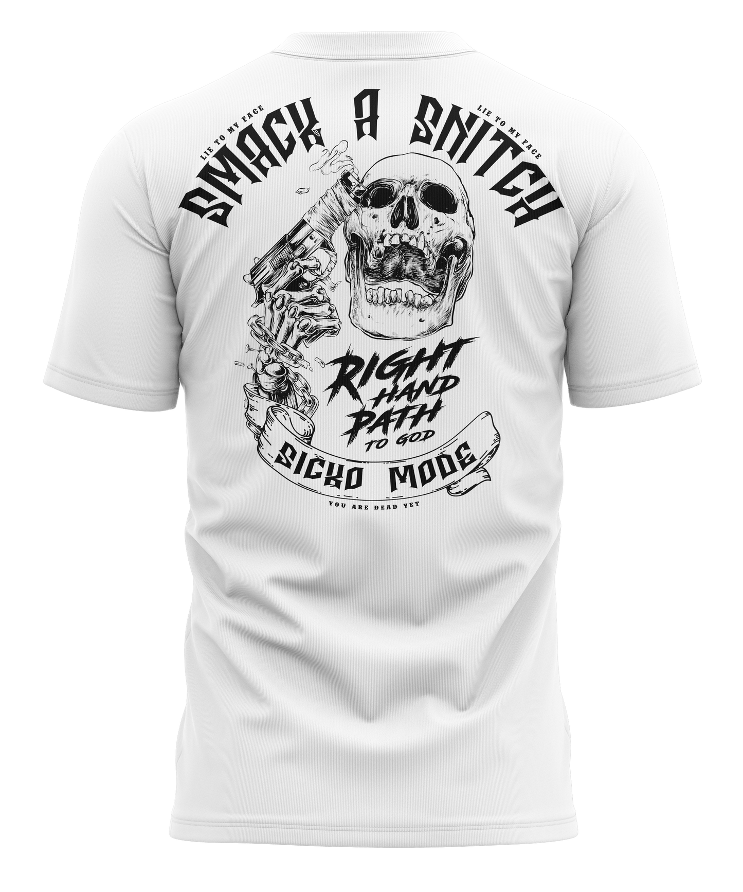 0103 Biker T-Shirt Smack and Snitch