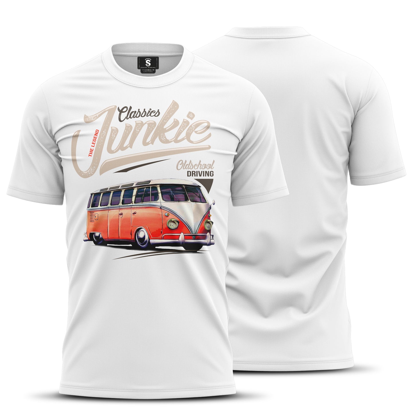 T-Shirt #6 Classics Junkie roter Van